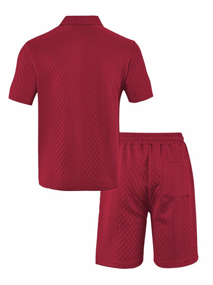 Wein Red, Suit Shorts Two Sets